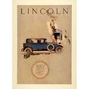  1925 Ad Antique Lincoln Berline Limousine Judkins Design 