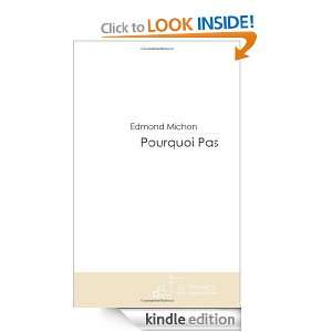 Pourquoi Pas (French Edition) Edmond Michon  Kindle Store
