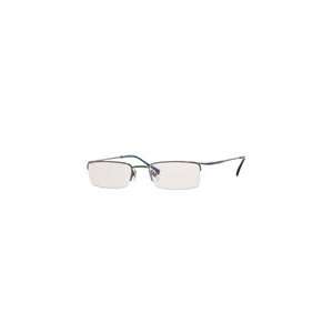   1035 BLUE SEMI RIMLESS TITANIUM EYEGLASSES