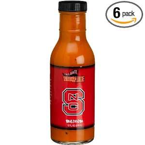   Carolina State Meduim Wing Sauce, 12 Ounce Glass Bottles (Pack of 6