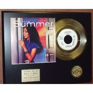  Donna Summer 24kt 45 Gold Record & Original Sleeve Art LTD 