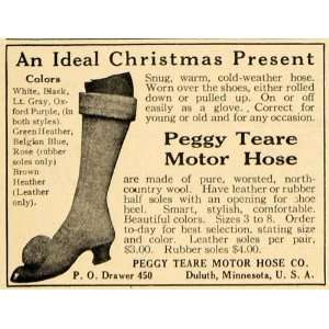  1922 Ad Peggy Teare Motor Hose Leggings Glove Leather 