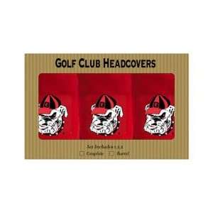  Georgia Bulldogs 3 Pack Golf Club Head Cover Sports 