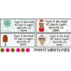  Variety Labels Pack   Sweets: Office Products