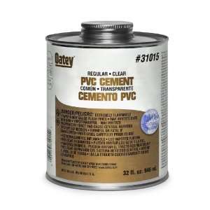  Oatey 31016 PVC Regular Cement, Clear, Gallon