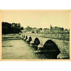  1913 Photogravure Thomond Bridge River Shannon Limerick 
