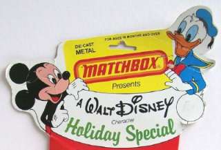 MATCHBOX DISNEY HOLIDAY GIFT SET, 1980, PINOCCHIO, MIB  