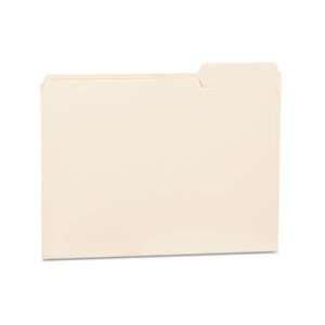 File Folders, 1/3 Cut Third Position, One Ply Top Tab, Letter, Manila,