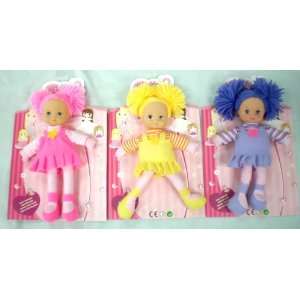   with Vinyl Face in Brushed Tricot Overall Dress  Yellow Toys & Games
