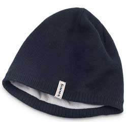 Simms Reversible Beanie Black/Lt.GrayFishing Winter Hat  