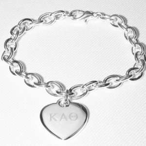  Sorority Kappa Alpha Theta Heart Bracelet 