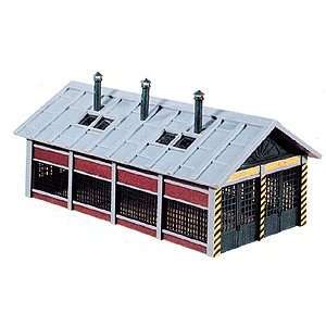    Model Power 541 HO Scale Dual Loco Shed Building Kit Toys & Games