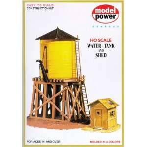   Model Power 428 HO Scale Water Tank & Shed Building Kit: Toys & Games