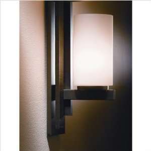   26.9 Three Light Wall Sconce Finish Mahogany, Shade Color Stone