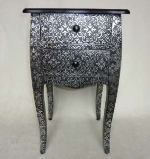 Striking Moroccan Style Furniture Bedside Table  