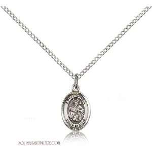  St. James the Greater Small Sterling Silver Medal Jewelry