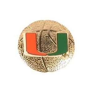  University of Miami Basketball Pin
