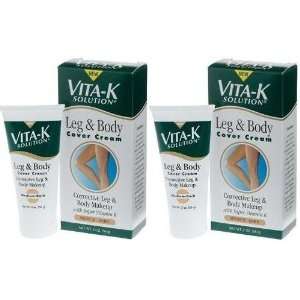 Vita K Solution Leg & Body Cover Cream, Medium Dark, 2 Ounces (Ct. of 