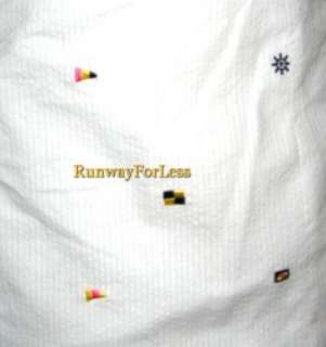   Clothing Womens Sz 4 Franco Regatta Embroidery White Dress New  