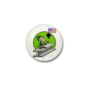  LUCK OF THE IRONWORKER Welder Mini Button by  