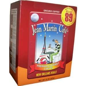 Jean Martin Cafe Blend 89   New Orleans Roast, 15oz  