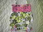 MAD SKY BOUTIQUE SMOCKED ROMPER HAWAIIAN PRINT NEW 18M 18 M BABY GIRL 