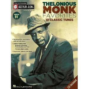  Thelonious Monk Favorites   Jazz Play Along Volume 91  Bb 