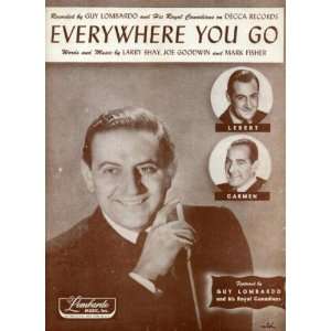   1938 Sheet Music recorded by Guy Lombardo and The Royal Canadians
