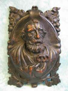 German Black Forest Carved Wall Plaque Brienz, c.1850  
