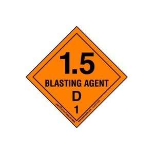  Blasting Agent 1.5 D Label, Vinyl, Pack of 25: Office 