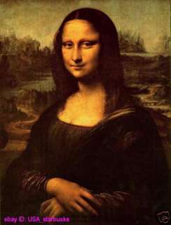handicrafts Art Repro oil paintings:Mona Lisa 24x36  
