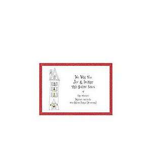  Tall House Holiday Invitations