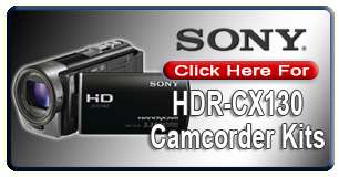 Sony Handycam HDR CX130 HD Video Camera Camcorder Kit  