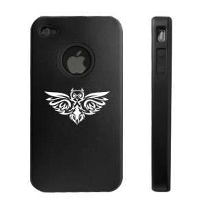   Aluminum & Silicone Case Cover Tribal Owl Cell Phones & Accessories