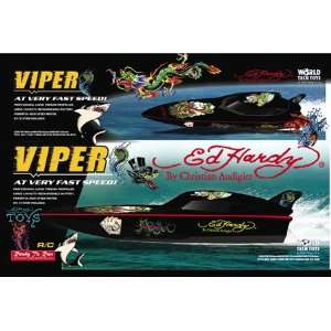  Ed Hardy Viper 28 Inch RTR Electric RC Racing Boat Toys & Games