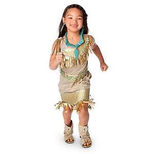   NWT Pocahontas Indian Costume Medium Med 7/8 Thanksgiving  