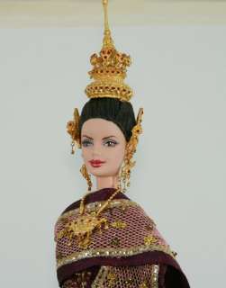   Fashion   OOAK Barbie Royalty   Thai Historical Real Gold Leaf  