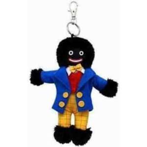   Golly Golliwog Golliwogg Key Ring   Blue Coat Checked Yellow Trousers