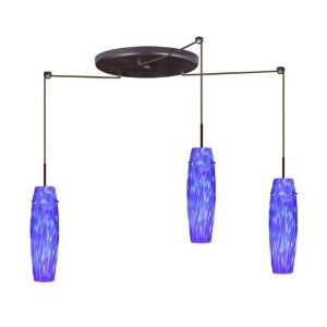  Besa Lighting 3JW 489786 W3 BR 3 Light Suzi Fluorescent 