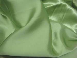Wholesale NEW Solid Satin Fabric Quilting Sewing Crafts Lime Green BTY 