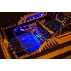 4pc Blue LED Boat Deck & Cabin Lighting Kit  Sports 