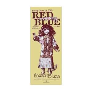  RED WANTING BLUE   Limited Edition Concert Poster   by 