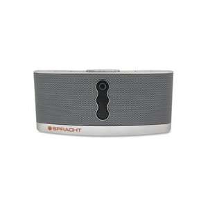  SPRACHT Wireless Speaker W/Bluetooth, 4 Watt, Silver 