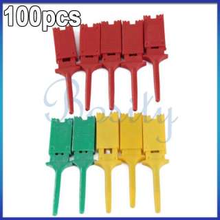 100X Grabber Probes SMD IC Hook Test Clip Cable Welding  
