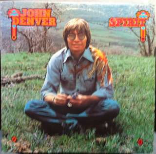 JOHN DENVER spirit LP promo vinyl APL1 1694 VG+ 1976  