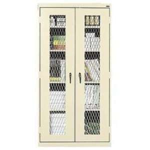   : Economy Storage Cabinets With Expanded Metal Doors: Office Products