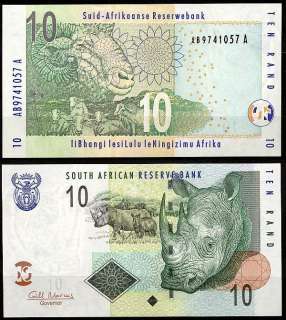 South Africa  10 Rand 2009 P New UNC  