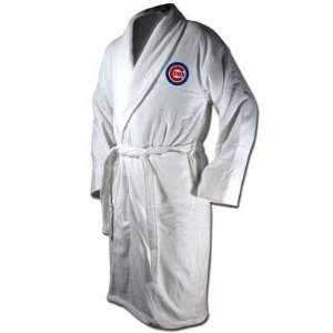   CUBS OFFICIAL LOGO HOTEL TERRY CLOTH BATH ROBE: Sports & Outdoors