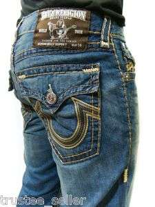   Mens Jeans BILLY Super T Chain Stitch Big Embroidery Revolver  