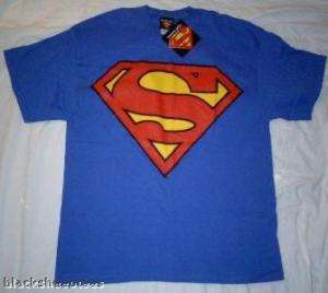 CLASSIC SUPERMAN SHIELD LOGO DC COMICS t shirt tee S M L XL  